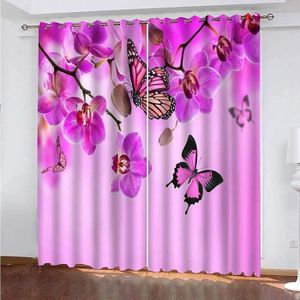 rideaux L 45 cm neuf papillons/fleurs  vendu par tranche de 21 cm 