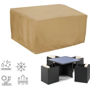 Bulhawk ® Qualité Supérieure Carré Table de jardin Housse Imperméable Cube Mobilier 