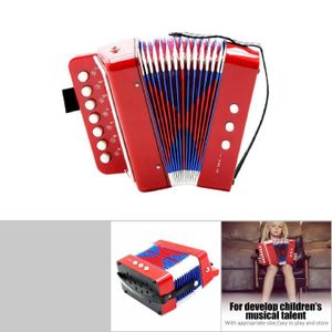 Piano enfant rouge Delson - Instruments de musique