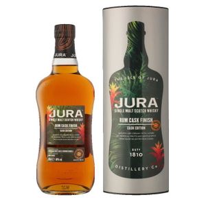WHISKY BOURBON SCOTCH Isle Of Jura Rum Cask Finish + GP 0,7L (40% Vol) |