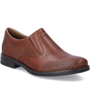 Derbies Rieker Homme 14614 - Chaussures Basses à Lacets En Similicuir, Confort Largeur G 1/2, Semelle Souple