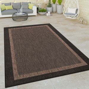 Tapis Int/érieur /& Ext/érieur Tissage /À Plat Moderne Design Jungle Palmiers en Pastel Bleu Dimension:60x100 cm