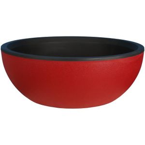POT DE FLEUR RIVIERA - Coupe pot de fleurs - granit D40 - rouge