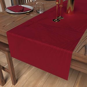 CHEMIN DE TABLE Chemin de table 40x180 cm LUXURY rouge, par Soleil