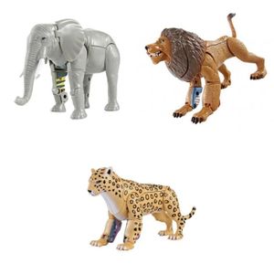 ROBOT - ANIMAL ANIMÉ Pack De 3 Figurines D'action De Transformation En 