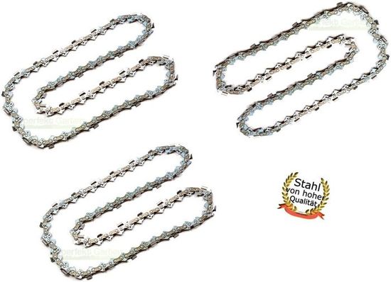 Tallox Espada Y 3 Cadenas De Sierra Tallox 1/4" 1,1 Mm 64 TG 30 Cm Espada Compatible Con