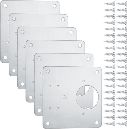 Lot De 6 Clés De Remontage Universelles 25 Mm - Acier Inoxydable - Pour Boîtes à Musique, Horloges