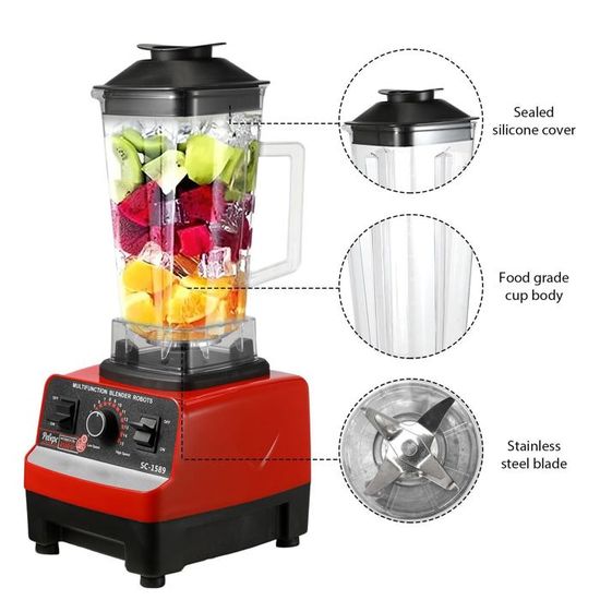 Mini Mixeur Portable 380 Ml - Mélangeur Électrique Avec 6 Lames En Acier Inoxydable - Blender Mini Mixeur Portable 380 Ml - Mélangeur Électrique Avec 6 Lames En Acier Inoxydable - Blender