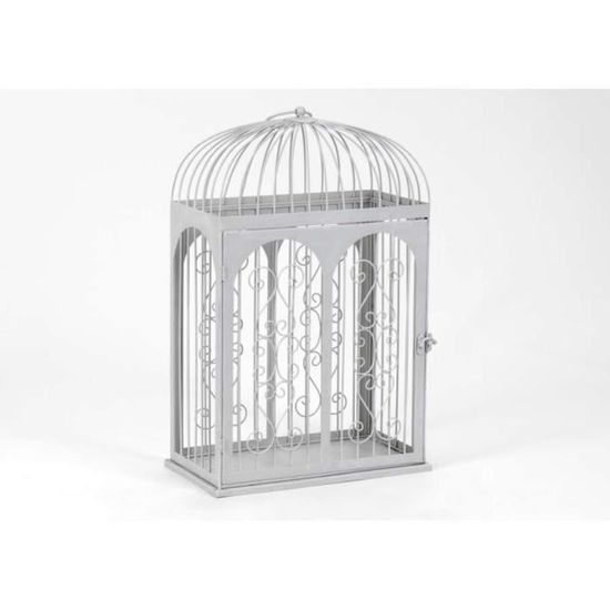 Cage à Oiseaux Grise Arabesque Amadeus Dimensi Achat