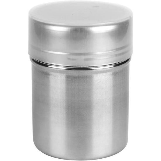 Lot De 2 Sucriers En Poudre En Acier Inoxydable Avec Poignée Et