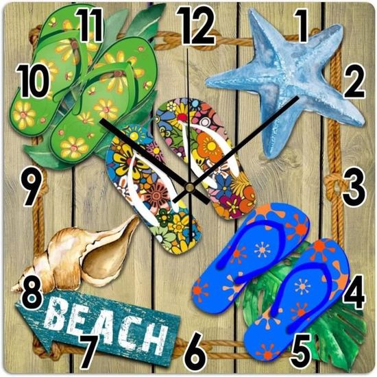 Tongs De Plage TOKA LOKA Arc En Ciel Et Noir - Flip Flops Légères Et Confortables Pour Femmes, Taille 37/38