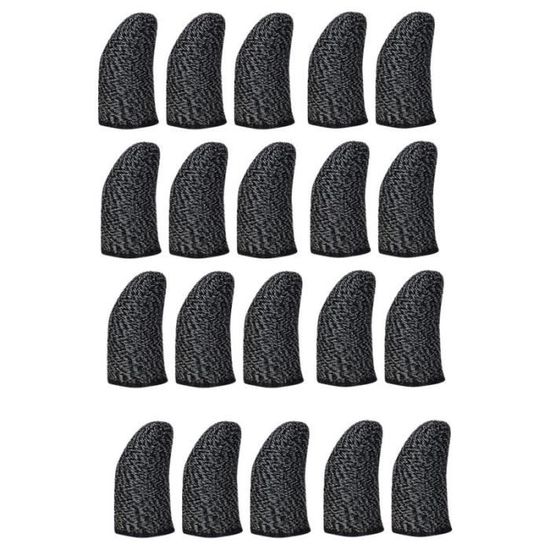 Lot De 12 Finger Sleeves Chaussettes Doigts Gaming Antidérapantes - Pour PUBG, Jeux Mobiles Tactiles