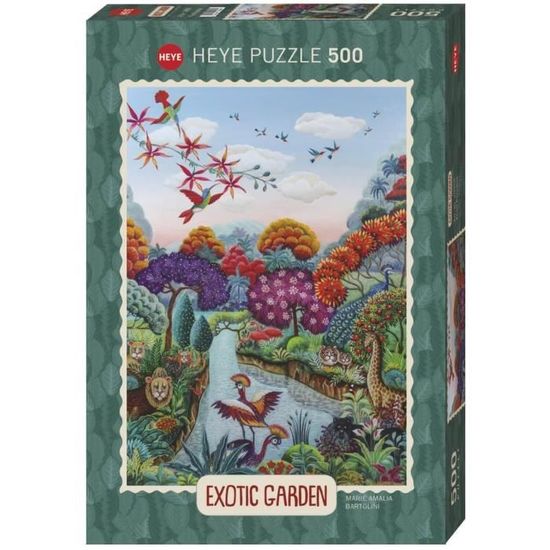 Puzzle 500 pièces - Heye - Paradis des plantes - Abstrait - Mixte - Vert