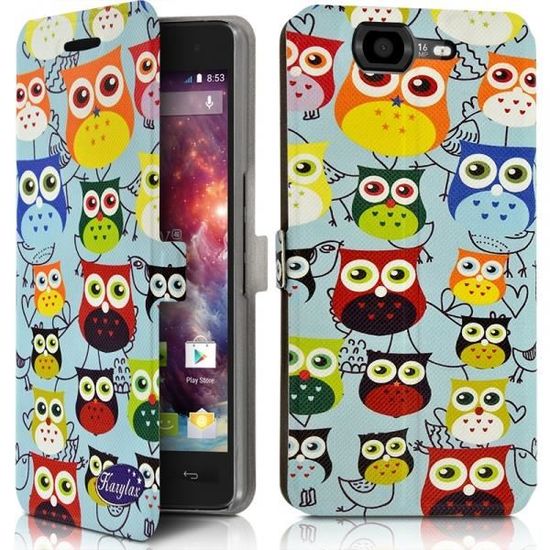 Housse Etui Cuir Eco Noir Pour Wiko Highway Star 4G - Port Horizontal Avec Boucle Ceinture, Neuf