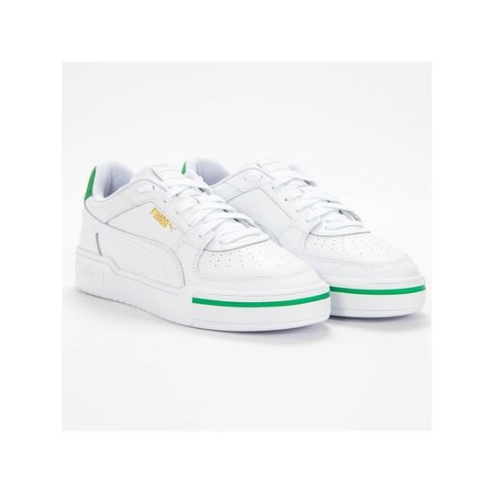 Basket puma blanche et verte cheap