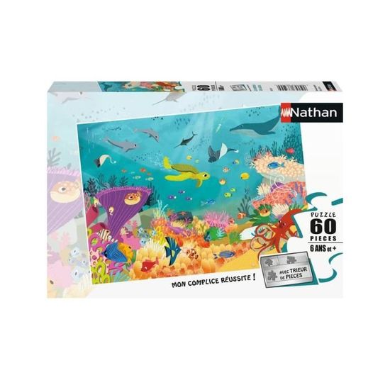 Puzzle Nathan - Animaux des océans - 60 pièces