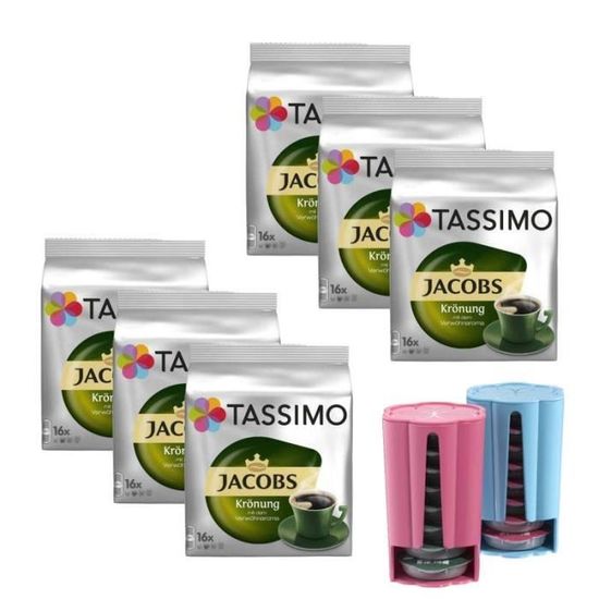 Tassimo Jacobs Krönung, Rainforest Alliance Vérifié, Lot de 5