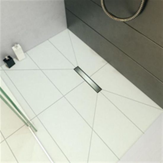 VENISIO MIKADO, caniveau de douche à l'italienne avec goulotte monobloc VENISIO MIKADO, caniveau de douche à l'italienne avec goulotte monobloc