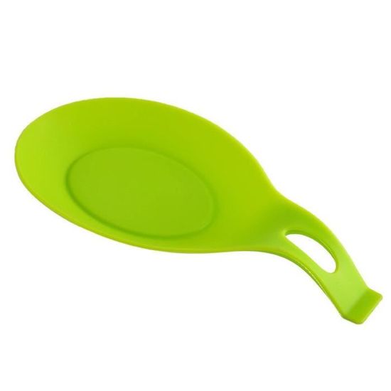Repose-cuillère De Cuisine Hillylolly - Support Couvercle Et Ustensiles - Vert - PP - 17.2x15.5x5.5cm