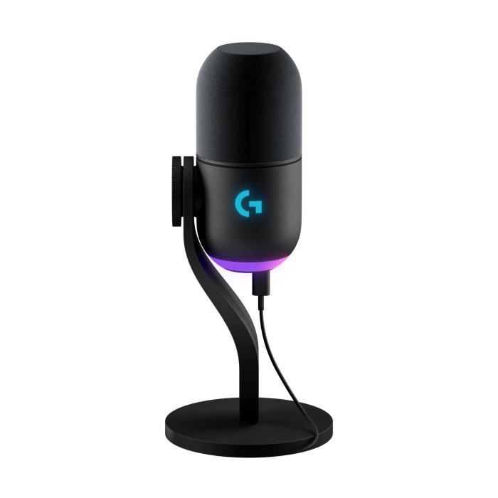 Microphone Logitech G Yeti GX gaming RVB dynamique avec LIGHTSYNC USB