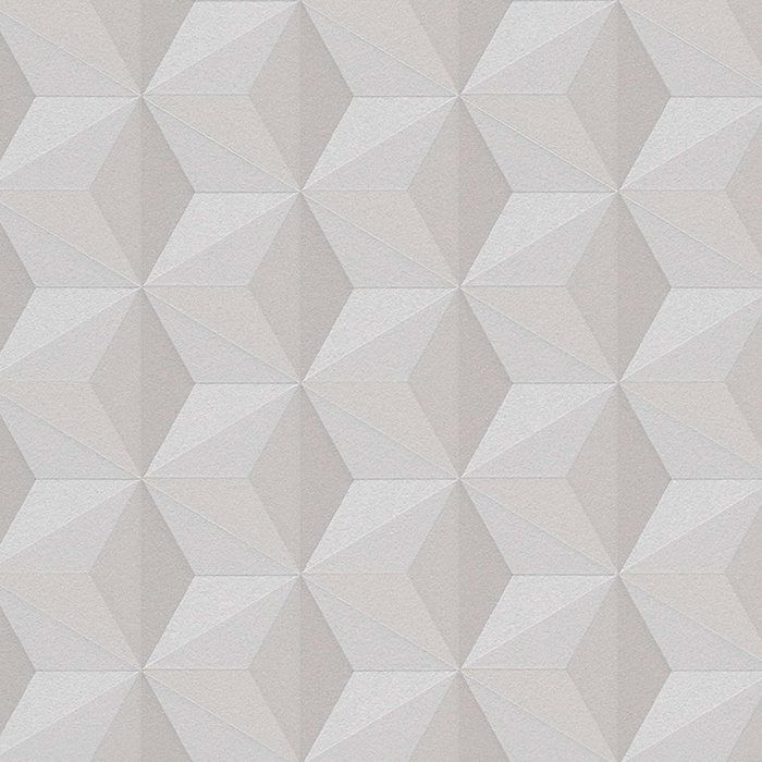Papier peint géométrique Taupe - CRÉATION 96255-1