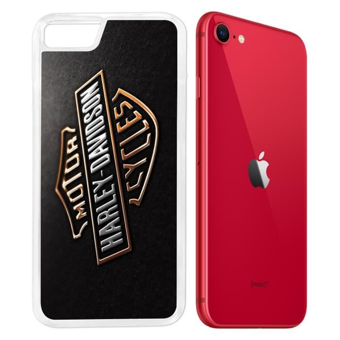 Coque iPhone SE 2020 - Harley Davidson Logo. Accessoire telephone