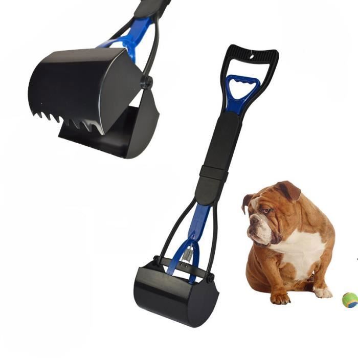 Pelle à déjections manche longue portable Pelle à Ramasser Crotte Déjection Pratique Hygiénique à Chien Chat vite