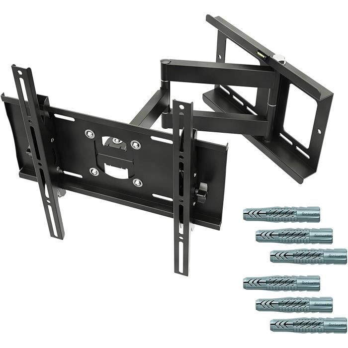 Support TV Mural Orientable Inclinable 32-65- (81-165cm) Fixation Murale Télévision Écran - 95 KG
