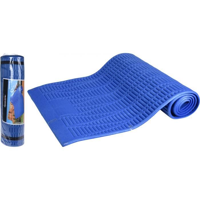 Redcliffs tapis isolant pour le camping, le fitness, le yoga, les pilates 180x59x1cm bleu