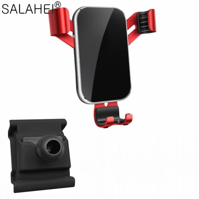 Supports voiture,Mode nouveau Support de téléphone portable pour voiture pour Peugeot 5008 évent aimant montage - Type red