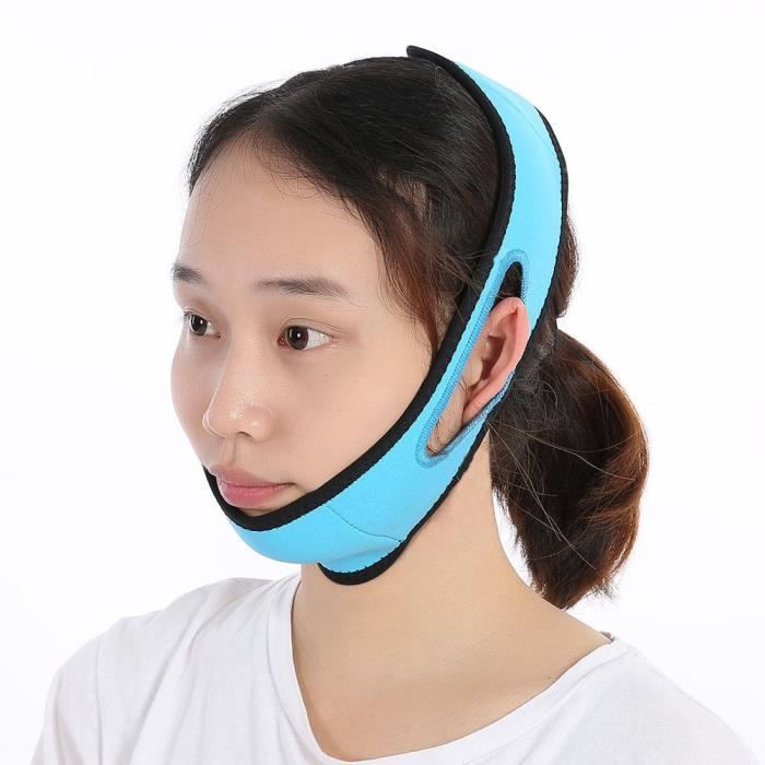 EBTOOLS ceinture de levage pour le visage Masque amincissant pour le visage Massage en silicone Bandage mince Double menton Retirer