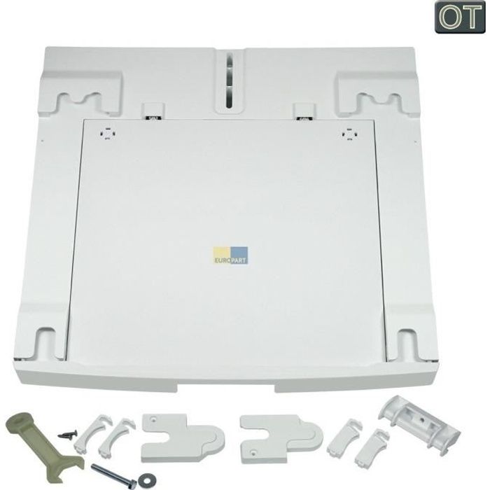 KIT DE SUPERPOSITION LAVE-LINGE / SÈCHE-LINGE AVEC TABLETTE 605x610 MM 9160931581