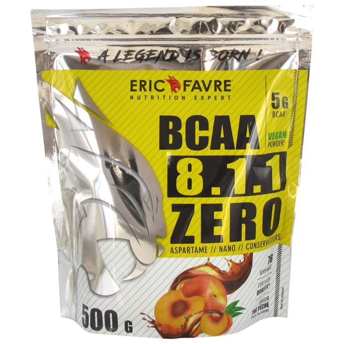 Eric Favre Vegan BCAA 8.1.1 Zero Thé Pêche 500g