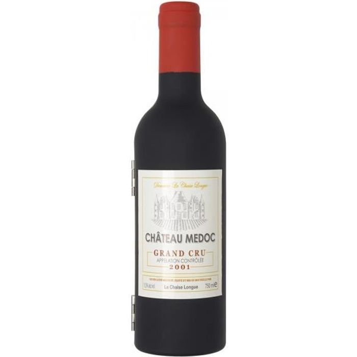 La Chaise Longue 33-2K-001P Coffret sommelier Bouteille de vin PM 3 accessoires vin Limonadier Bouchon verseur Collier anti-goutte D