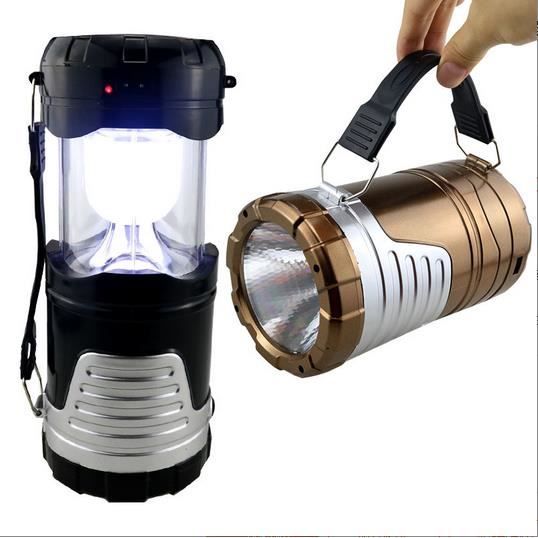 Rechargeable Camping Portable Lumière, DC et Led solaire de charge Lanternes en plein air avec à piles pour le camping, randonnée...
