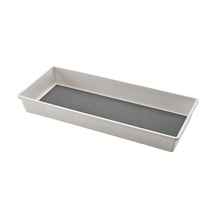 Mondex Range Tiroir Design Plastique Blanc 38 x 15,2 x 5 cm - PLS256-00