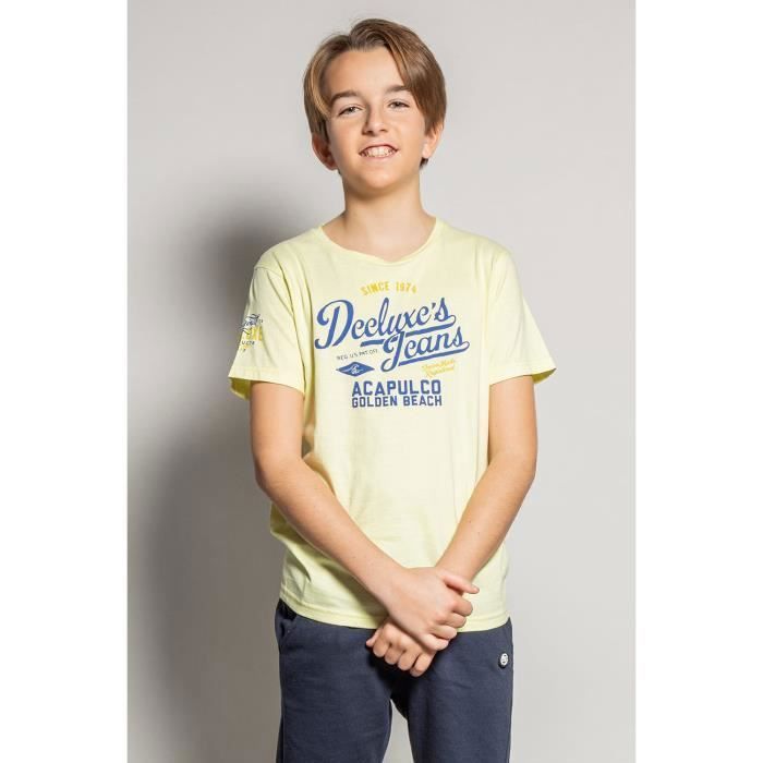 DEELUXE T-shirt logoté à manches courtes EIGHTISON Lemon