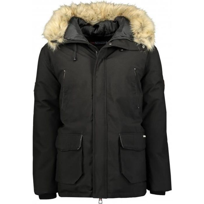 Parka Noir homme Geographical Norway Claude Men 092