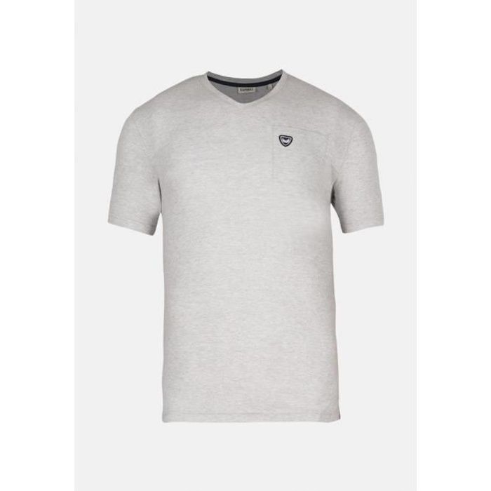 Tee shirt chiné avec poche - Kaporal - Homme