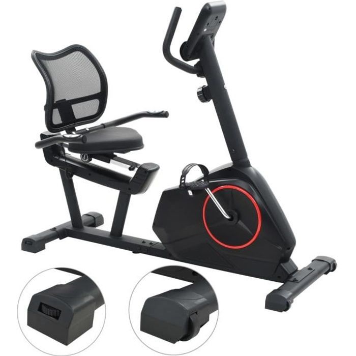 Magnifique Economique Vélo semi-allongé d'exercice 10 kg Masse rotative
