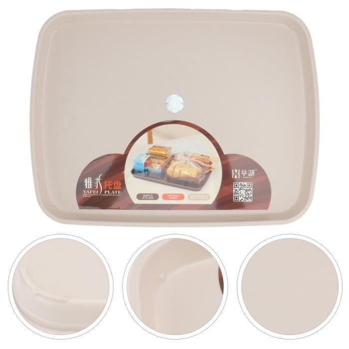 1pc maison Dessert plateau de fruits en plaque de service rectangulaire de plateau - plat de service service de table
