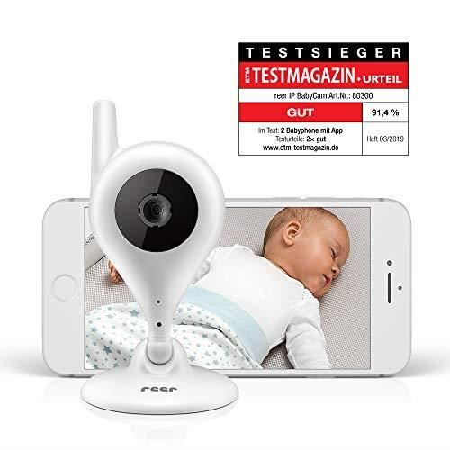 Reer 80300 Smart Babyphone IP Babycam, blanc 80300