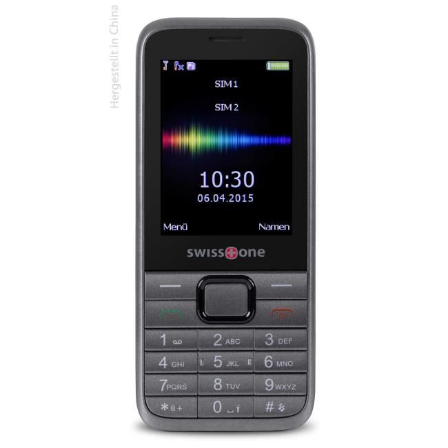 Swisstone SC 560, Barre, Double SIM, 6,1 cm (2.4-), 1,3 MP, Bluetooth, 100 mAh
