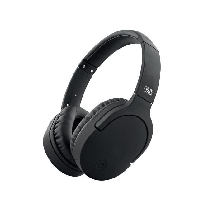 T'nB - CBTRAVEL2 - Casque Bluetooth collection TRAVEL + micro + adaptateur avion - Noir -