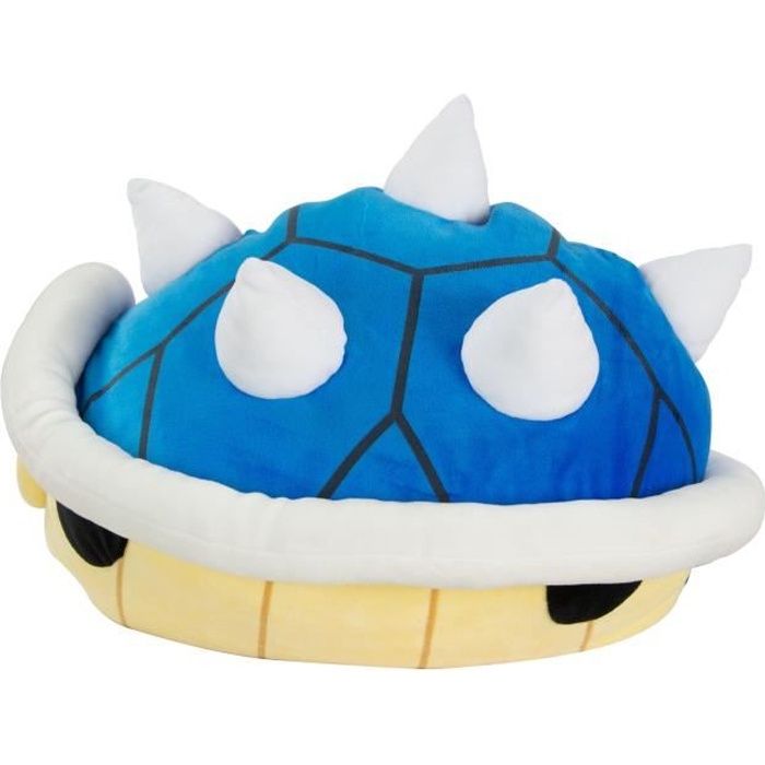 TOMY Mario Kart - Peluche Club Mocchi Mocchi Carapace Bleue 30 cm