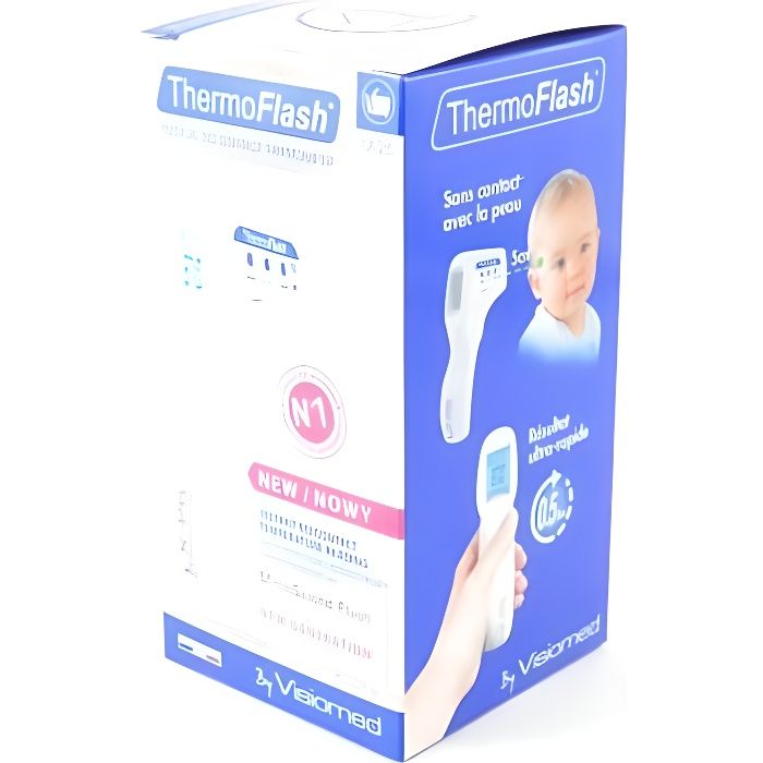 THERMO-FLASH thermomètre infrarouge couleur Blanc