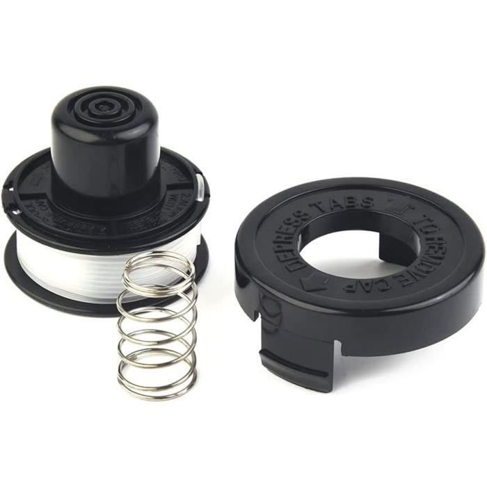 Bobine De Fil Compatible Black & Decker GL250 GL310 - 4 Pièces De Rechange Pour Tondeuse à Gazon