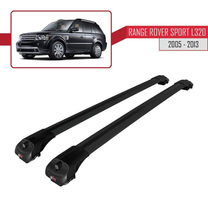 Barres De Toit ACE-2 Pour Land Rover Defender (2020-2025) – 2 Barres Aluminium Noir – Porte-bagages, Charge Max 75 Kg – Compatible Avec Coffre, Porte-vélos