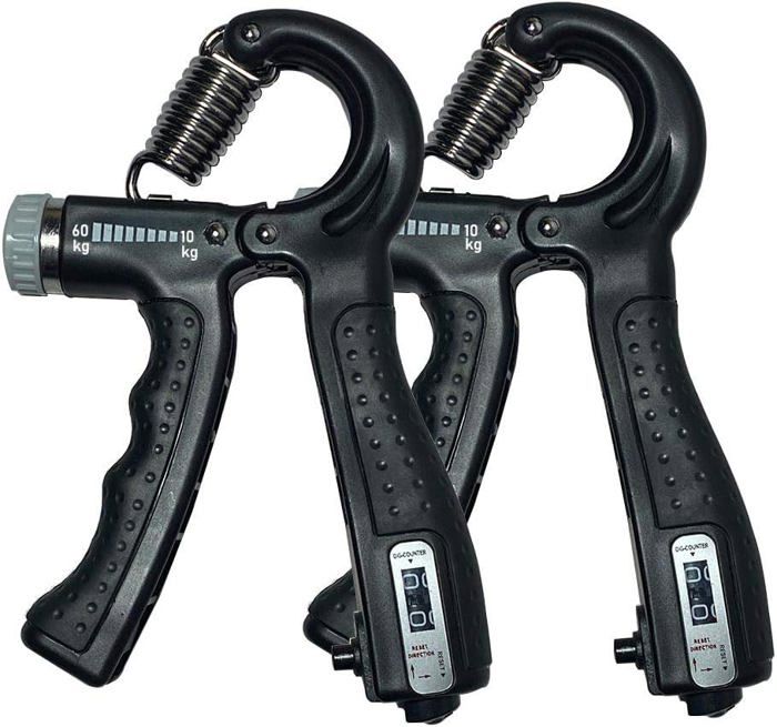 Kit Musculation Main 5 Pièces - Poignée Réglable 10-100kg Pour Avant-bras