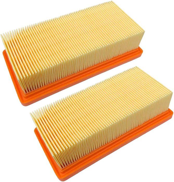 Lot 4 Filtres Aspirateur Kärcher AD2 AD3 AD4 Premium – Filtration Haute Performance Jaune